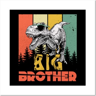 Big Brother Trex Dinosaur Posters and Art